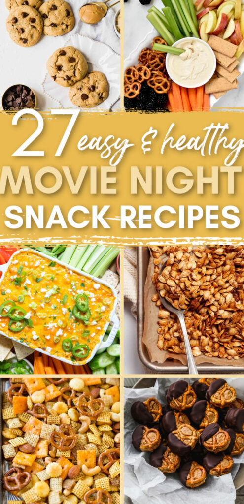 healthy movie night snacks pinterest pin
