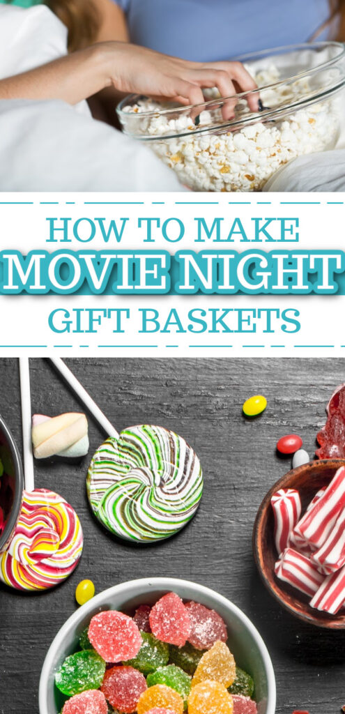 movie night gift baskets pinterest