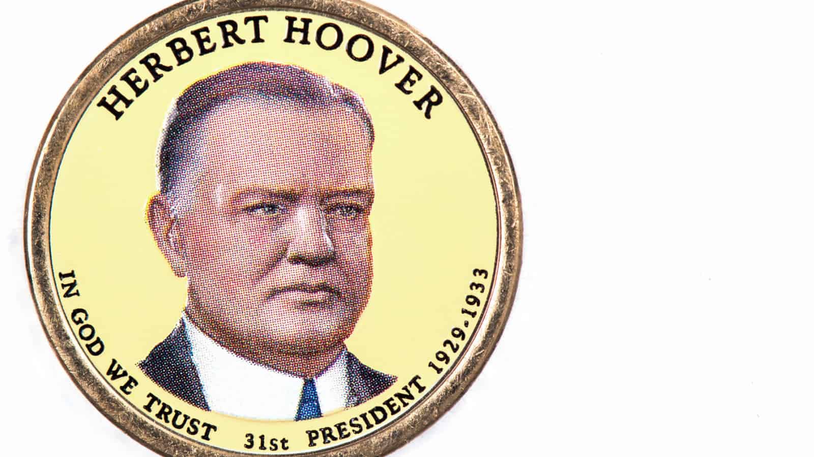 Herbert Hoover on coin